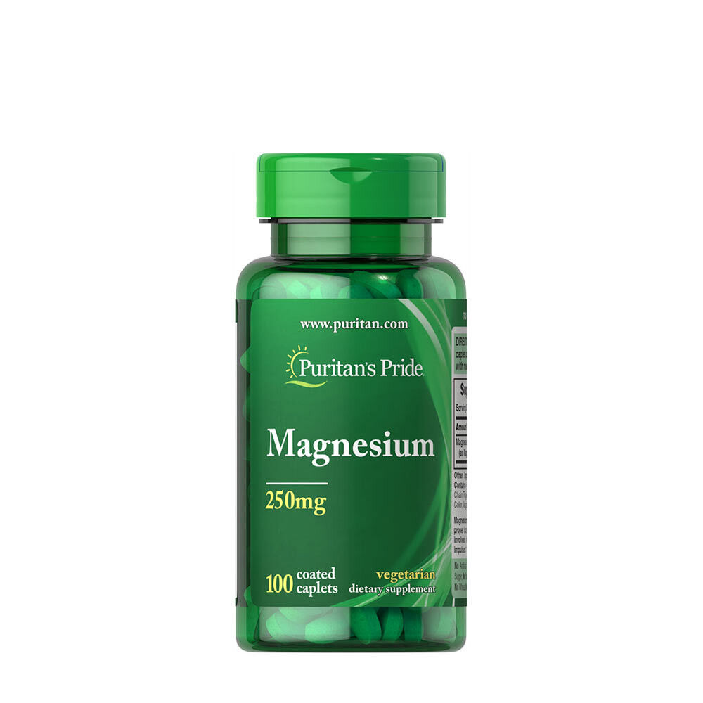 Puritan's Pride Magnesium 250 mg (100 tabletter) - Viking Supplements