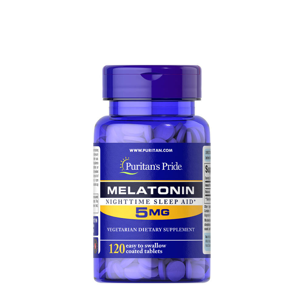 Puritan's Pride Melatonin 5 mg (120 tabletter) - Viking Supplements