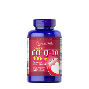 Puritan's Pride Q-Sorb™ CO Q-10 400 mg (120 bløde kapsler) - Viking Supplements
