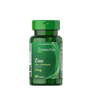 Puritan's Pride Zink 25 mg (100 tabletter) - Viking Supplements