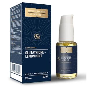 QUICKSILVER Liposomalt glutathion + citron-mynte EU (50 ml) - Viking Supplements