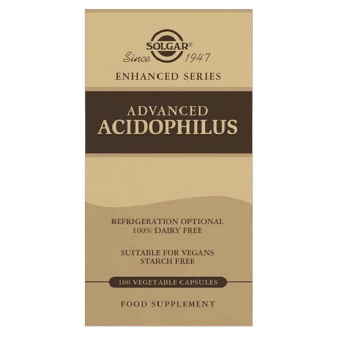 SOLGAR Advanced Acidophilus (100 caps) - Nuvalia