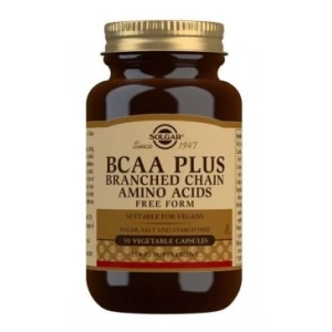 SOLGAR BCAA Plus Free Form (50 kapsler) - Viking Supplements