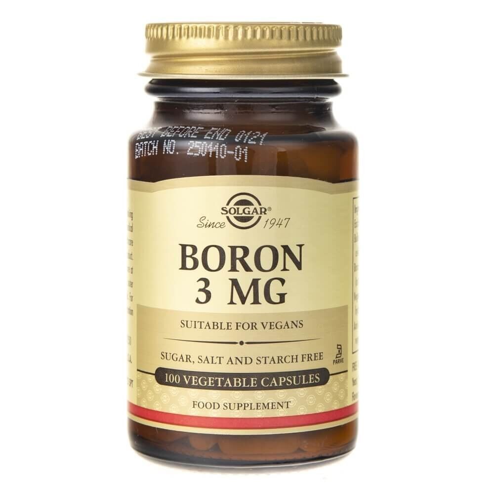 SOLGAR Bor 3 mg (100 kapsler) - Viking Supplements