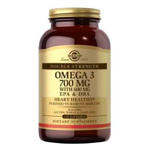 Solgar - Double Strength Omega-3, 120 bløde kapsler