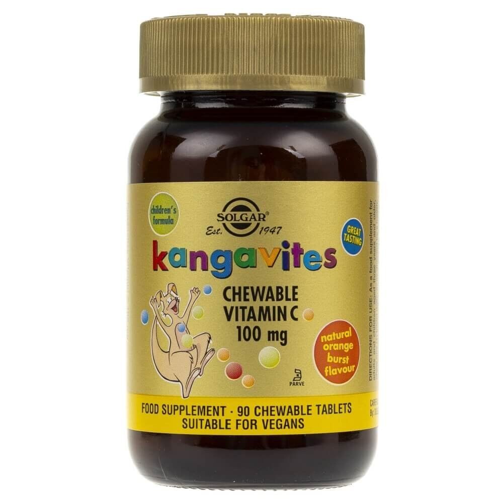 SOLGAR Kangavites tyggetabletter med C-vitamin