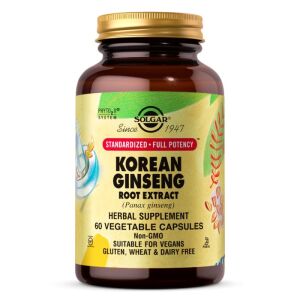 SOLGAR Koreansk ginsengrodsekstrakt SFP (60 kapsler) - Viking Supplements