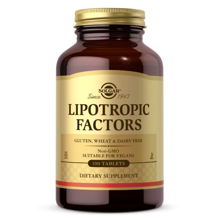 SOLGAR Lipotrope faktorer (100 tabletter) - Viking Supplements