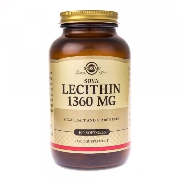 SOLGAR Sojalecithin (100 kapsler) - Viking Supplements