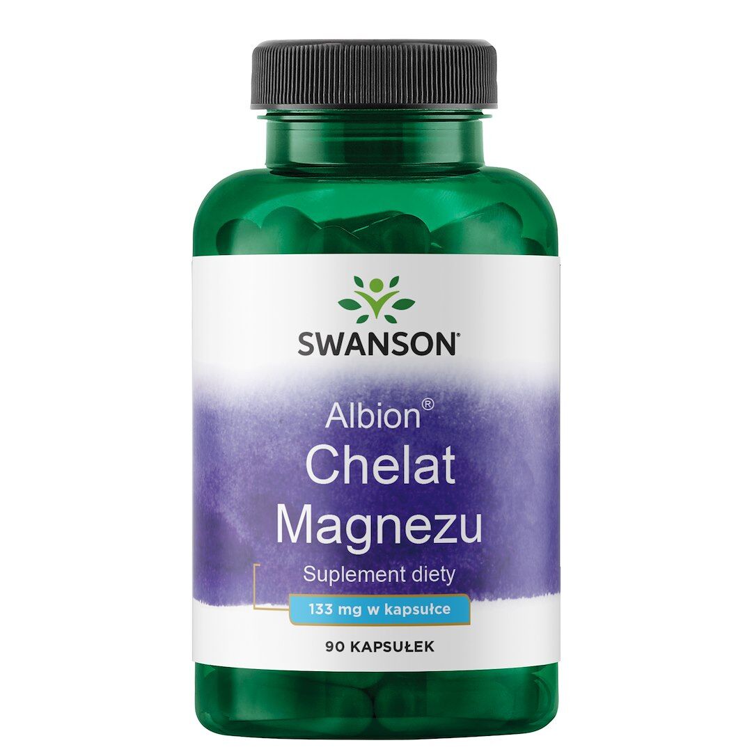 SWANSON Albion Chelat Magnezu 133 mg 90 kapsler - Viking Supplements
