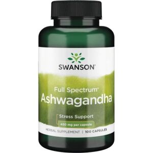 SWANSON Ashwagandha 450 mg, 100 kapsler – Viking Supplements