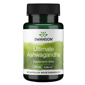 SWANSON Ashwagandha KSM-66 250 mg 60 kapsler - Viking Supplements