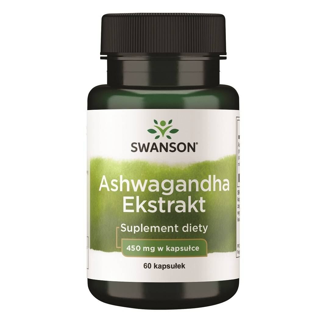SWANSON Ashwagandha-ekstrakt 60 kapsler – Viking Supplements