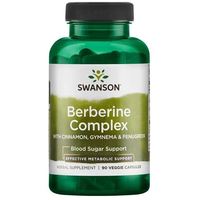 SWANSON Berberin-kompleks 90 kapsler - Viking Supplements