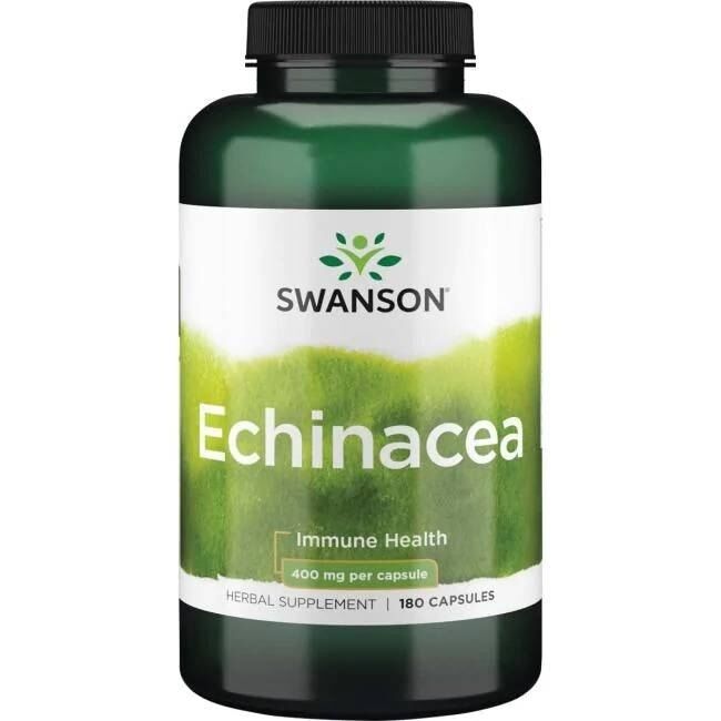 SWANSON Echinacea 400 mg 180 kapsler - Viking Supplements
