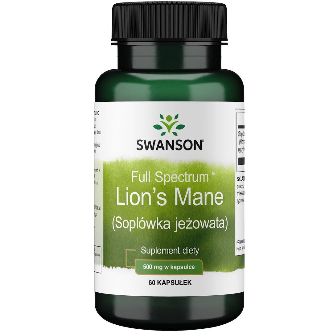 SWANSON FS Løvehale (soplówka je¿owata) 60 kapsler - Viking Supplements