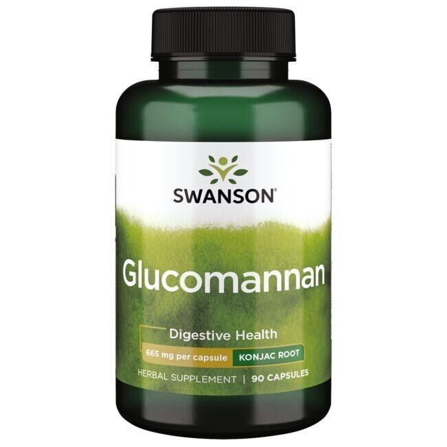 SWANSON Glucomannan 665 mg 90 kapsler - Viking Supplements
