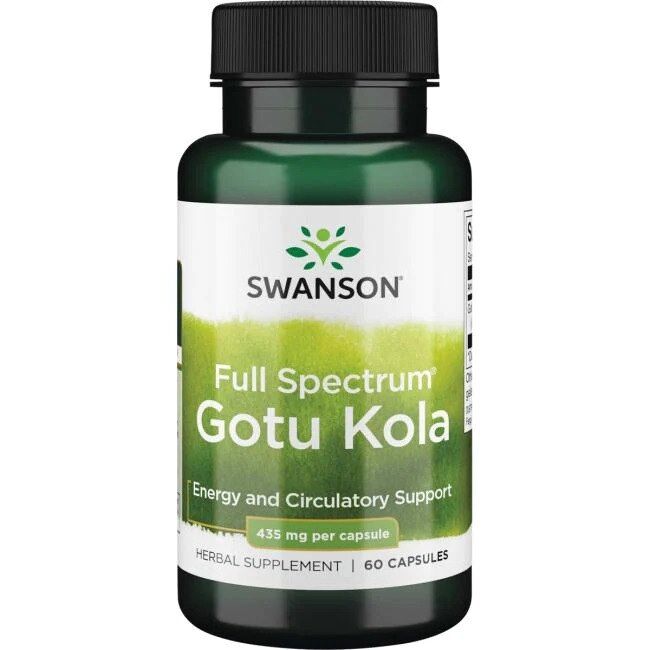 SWANSON Gotu Kola 435 mg 60 kapsler - Viking Supplements