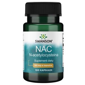 SWANSON NAC (N-acetylcystein) 150 mg, 100 kapsler – Viking Supplements