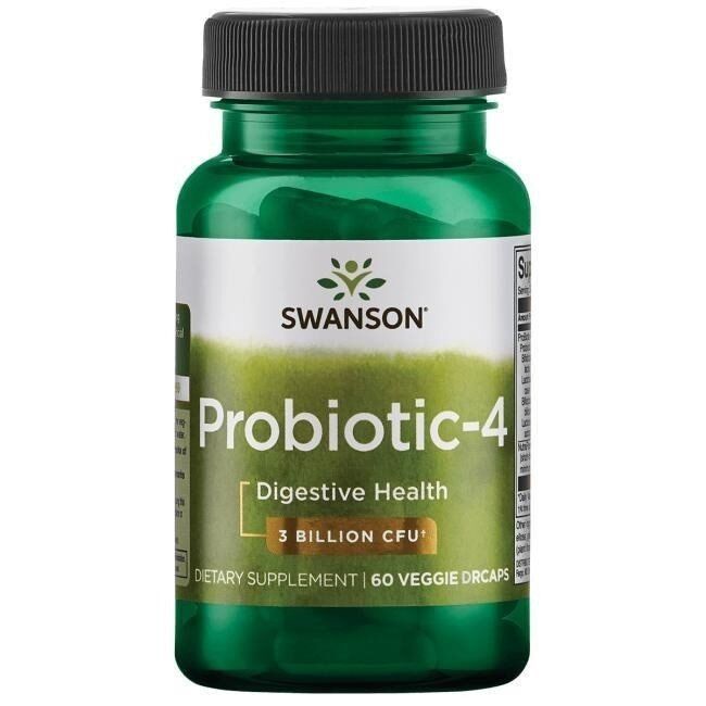 SWANSON Probiotic-4 60 kapsler - Viking Supplements