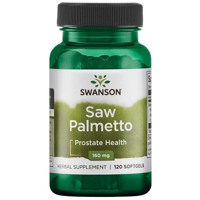 SWANSON Saw Palmetto-ekstrakt 160 mg, 120 softgels – Viking Supplements