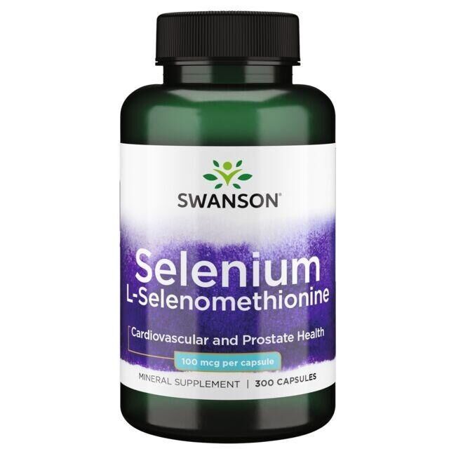 SWANSON Selen SeLECT 100 mcg 300 kapsler - Viking Supplements