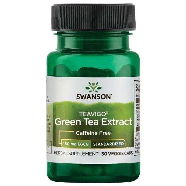 SWANSON TEAVIGO grøn te-ekstrakt 30 kapsler – Viking Supplements
