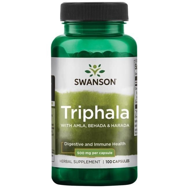 SWANSON Triphala 500 mg 100 kapsler - Viking Supplements