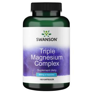 SWANSON Triple Magnesium-kompleks 100 kapsler - Viking Supplements