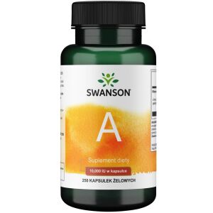 SWANSON Vitamin A 10.000 IU 250 gelkapsler - Viking Supplements