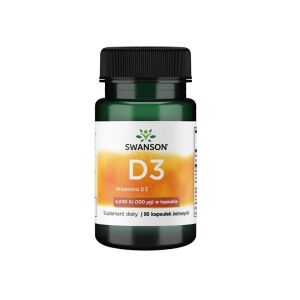 SWANSON D-3-vitamin 4000 IU 90 kapsler - Viking Supplements