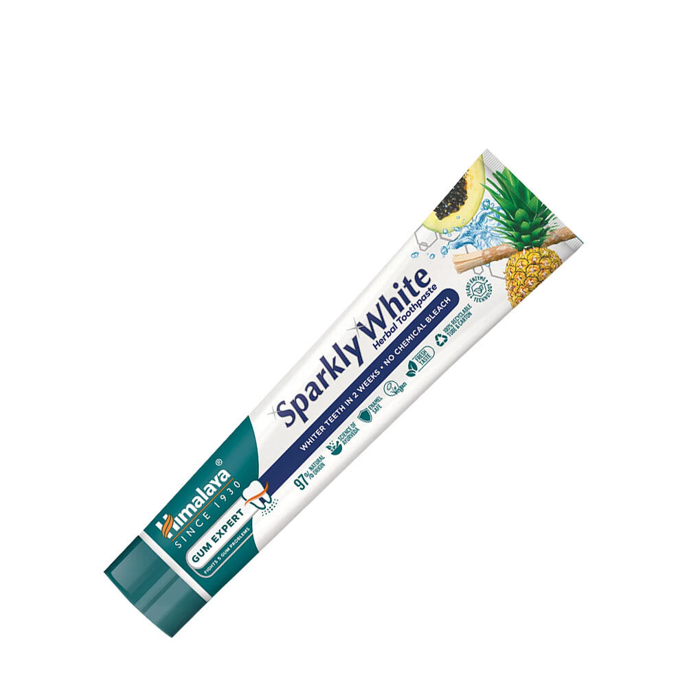 Glitrende hvid tandpasta med urter – 75 ml – Viking Supplements