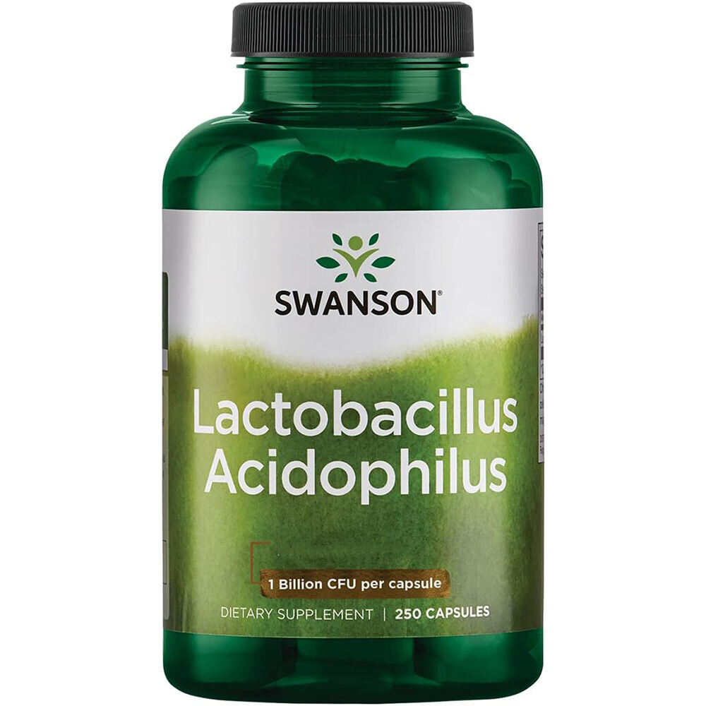 Swanson Lactobacillus acidophilus 1 billion CFU, 250 kapsler – Viking Supplements
