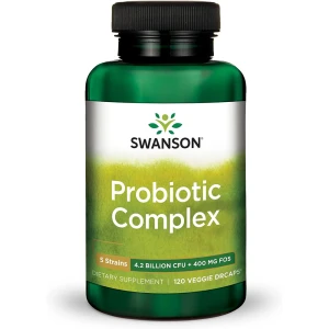 Swanson Probiotic Complex 4,2 milliarder CFU, 120 vegetabilske kapsler - Viking Supplements