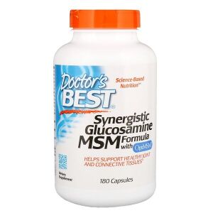 Synergistisk glukosamin-MSM-formel med OptiMSM – 180 kapsler – Viking Supplements