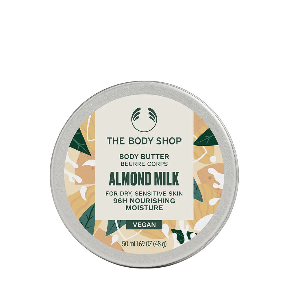 The Body Shop Mandelmælk Body Butter (50 ml) - Viking Supplements