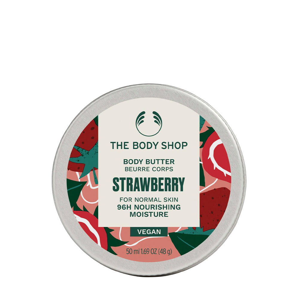 The Body Shop Jordbær-kropscreme (50 ml) - Viking Supplements