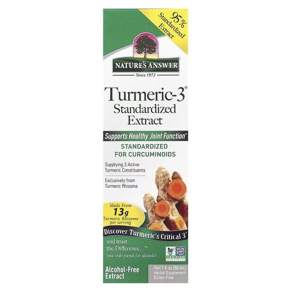 Standardiseret gurkemeje-3-ekstrakt – 30 ml – Viking Supplements