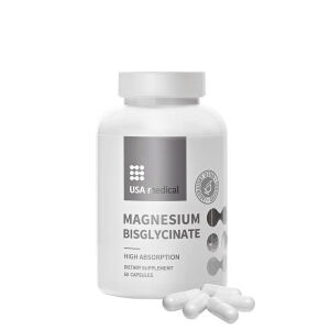 Medicinsk magnesiumbisglycinat fra USA (60 kapsler) – Viking Supplements