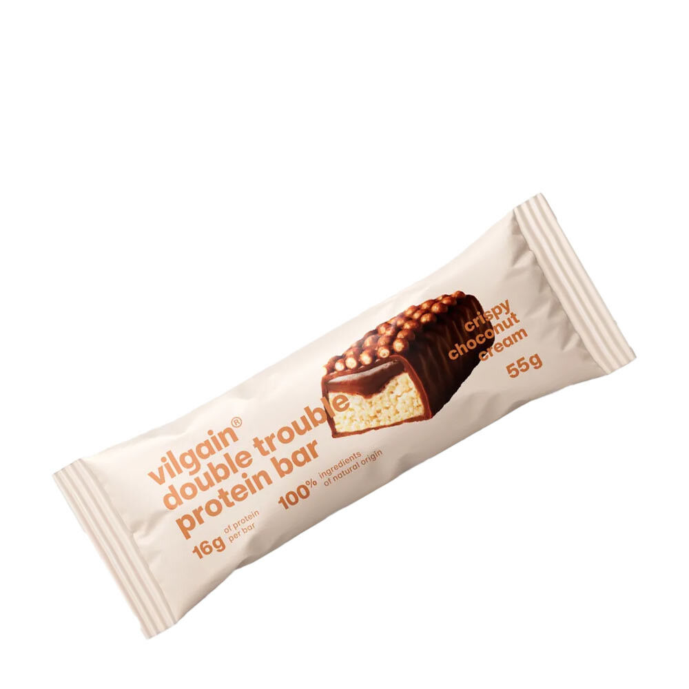 Vilgain Double Trouble Proteinbar Choco Bueno (55 g) - Viking Supplements