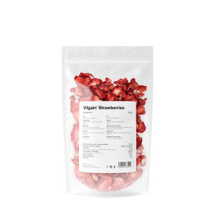 Vilgain jordbær, frysetørret (100 g) – Viking Supplements