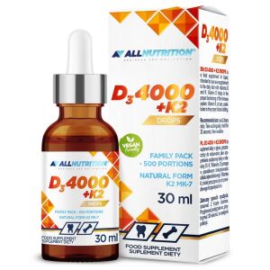 D3 4000 + K2-dråber – 30 ml – Viking Supplements