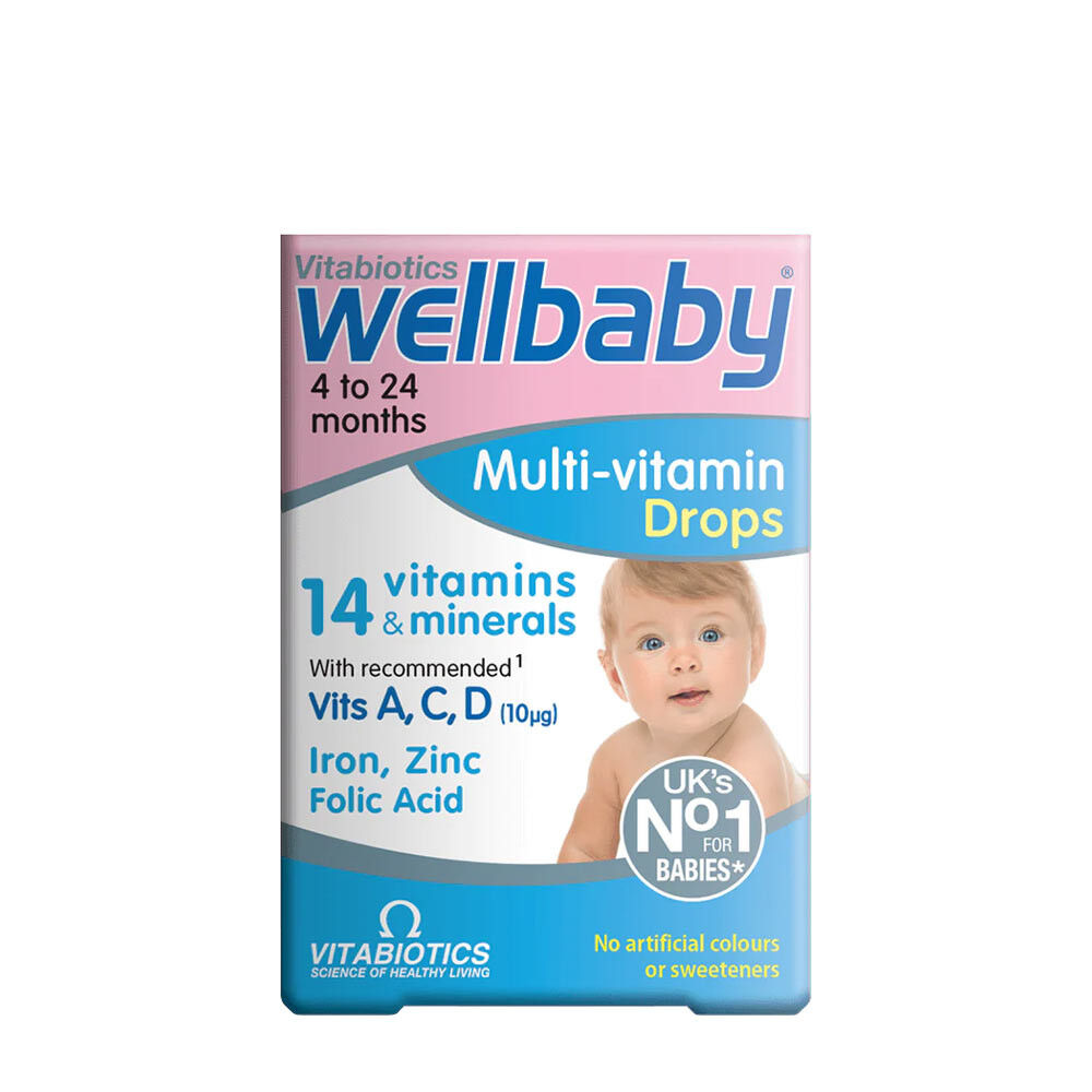 Vitabiotics Wellbaby multivitamindråber (30 ml) - Viking Supplements