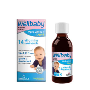 Vitabiotics Wellbaby Multivitamin i flydende form (150 ml) - Viking Supplements