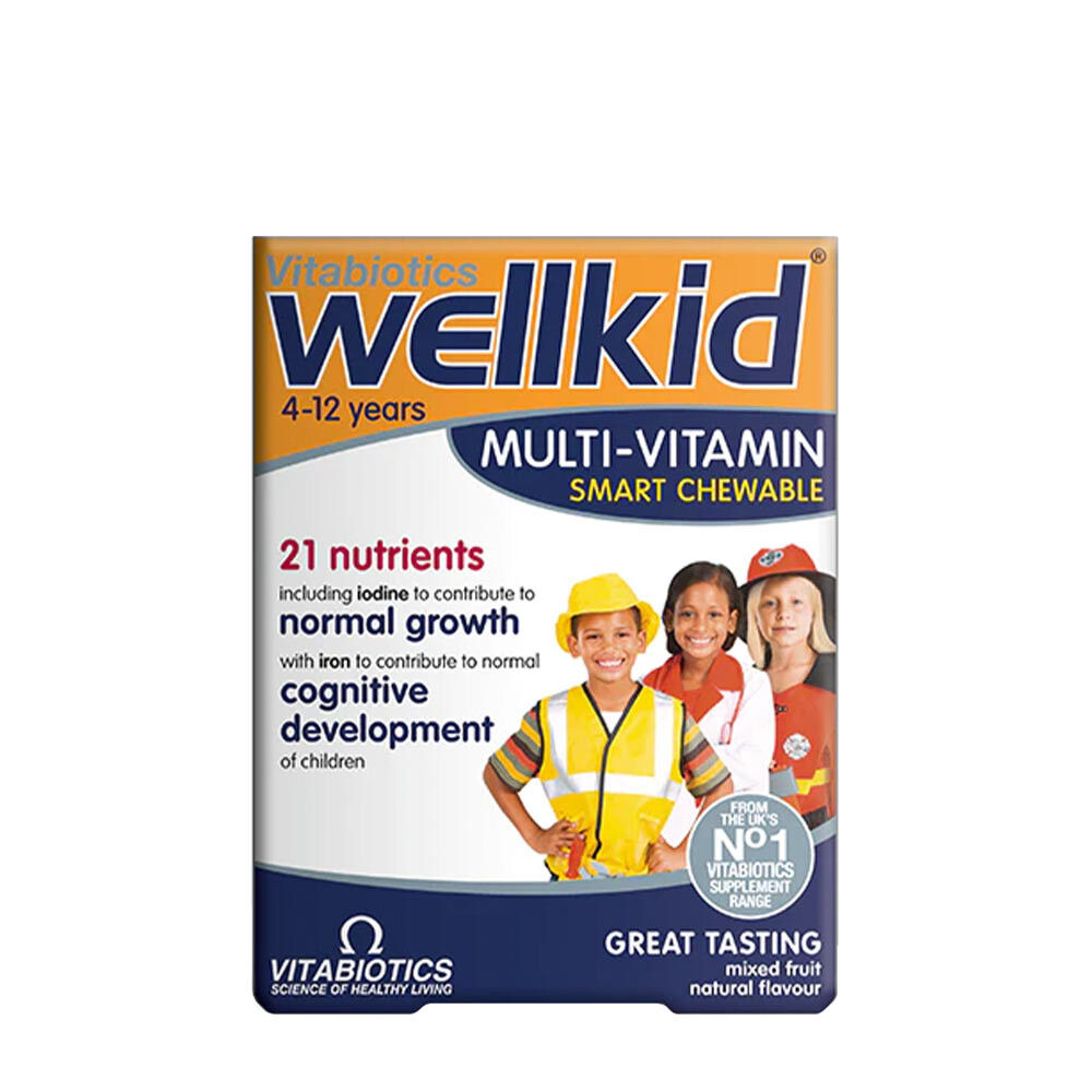Vitabiotics Wellkid tyggetabletter (30 tabletter) – Viking Supplements