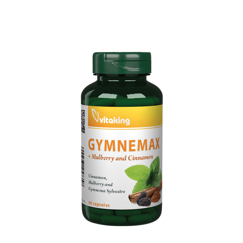 Vitaking Gymnemax + morbær og kanel 750 mg (60 kapsler) - Viking Supplements