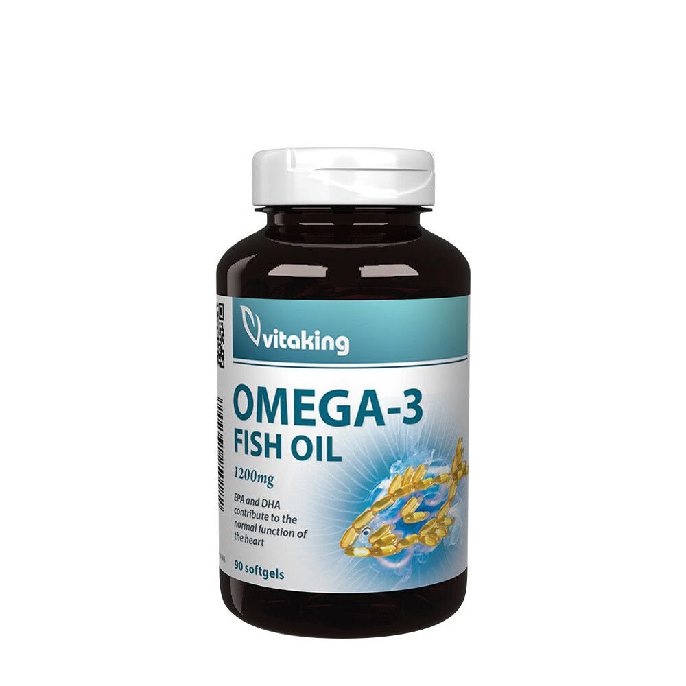 Vitaking Omega-3 1200 mg (90 bløde kapsler) - Viking Supplements
