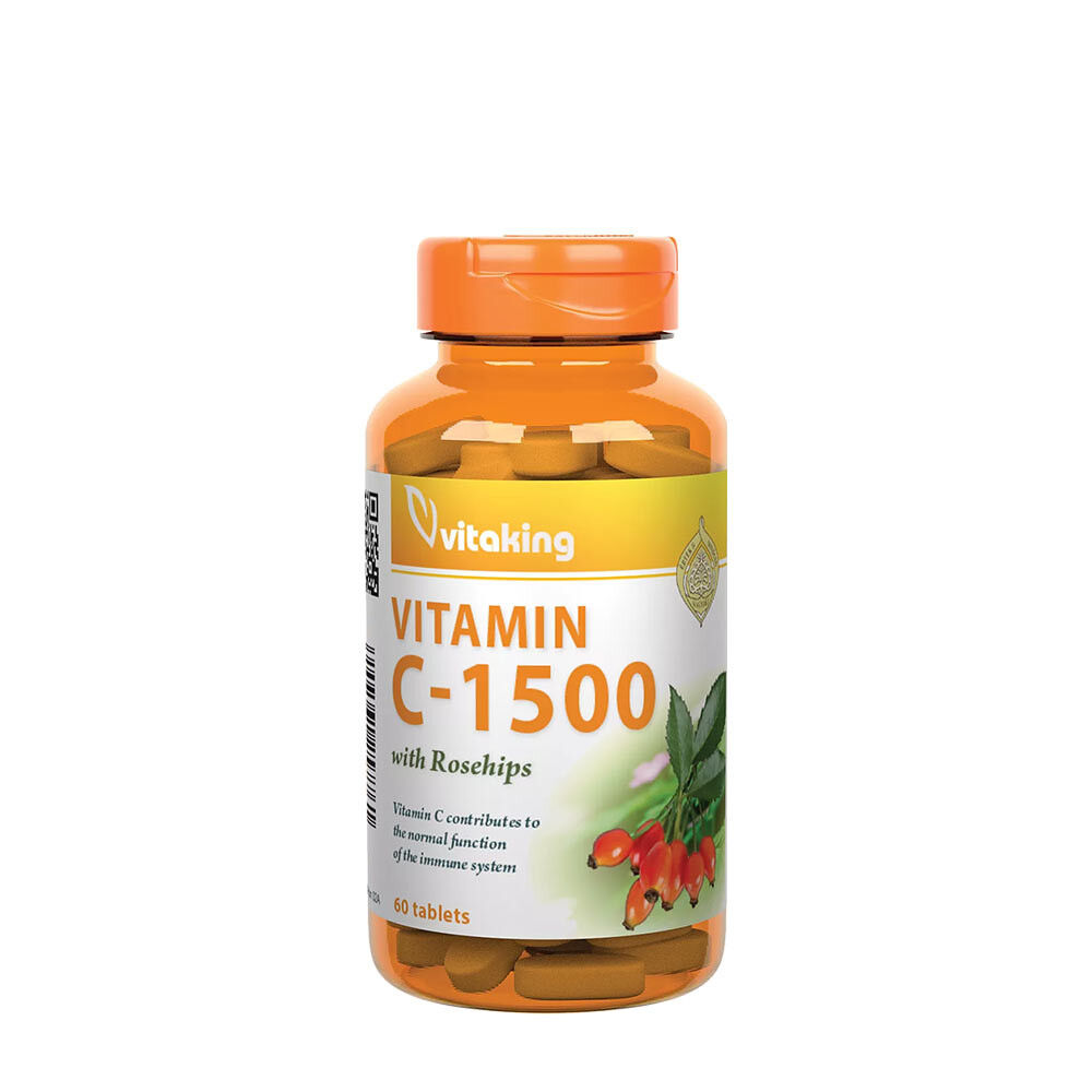Vitaking C-vitamin 1500 med hyben (60 tabletter) - Viking Supplements