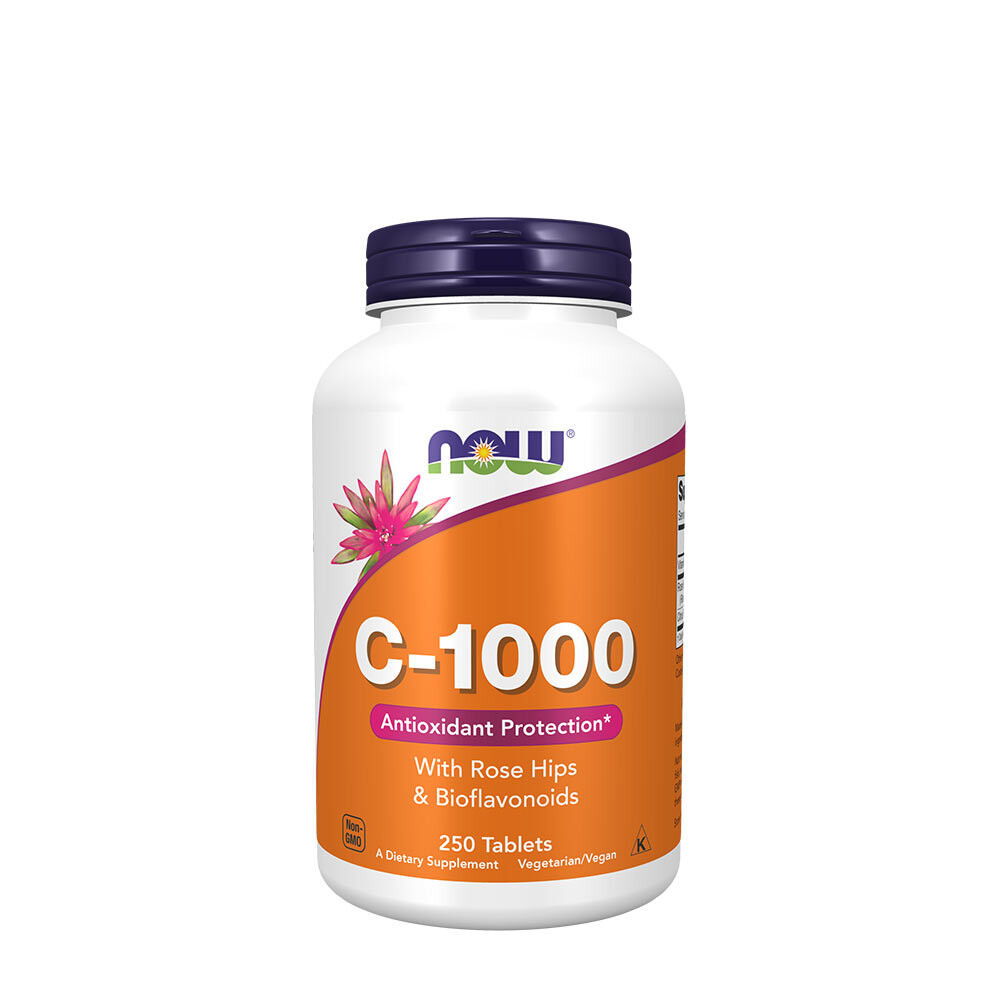 C-vitamin 1000 med hyben og bioflavonoider – 250 tabletter – Viking Supplements