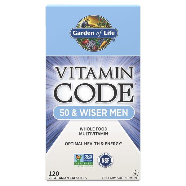 Vitamin Code 50 & Wiser Men – 120 vcaps – Viking Supplements